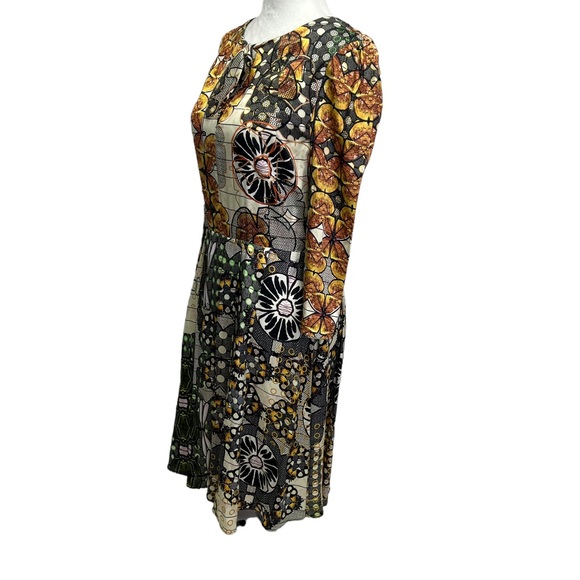 & Other Stories African Mood Dress Multicolour A-Line 3/4 Sleeve Size Sm… - Picture 6 of 16